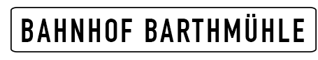 Bahnhof Barthmühle Logo